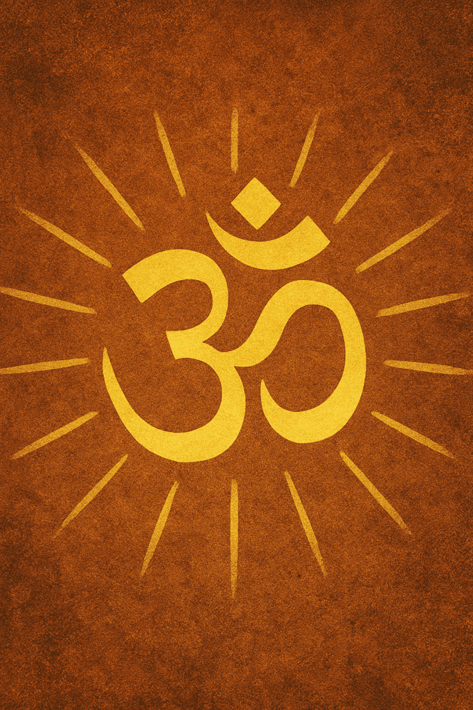 "ॐ Golden Om symbol glowing with spiritual radiance on a textured orange background, symbolizing peace and cosmic vibration – ideal for meditation and spiritual blogs." Om mantra"ॐ प्रतीक के साथ चमकदार ऊर्जा वाली पृष्ठभूमि – ध्यान, आत्मिक शक्ति और शांति का प्रतीक चित्र"
