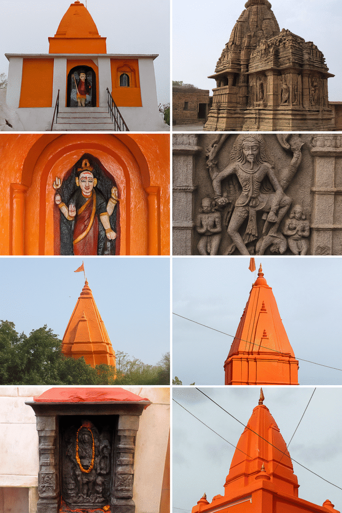🔱 चामुंडा पिशाचिनी: एक रहस्यमयी तांत्रिक देवी जिनसे कांपते हैं भूत-पिशाच भी 2 "भारत के विभिन्न राज्यों में स्थित चामुंडा माता के 10 प्रमुख मंदिरों का चित्रण – अलग-अलग वास्तुशिल्प और शिखर शैली के साथ।" मां चामुंडा